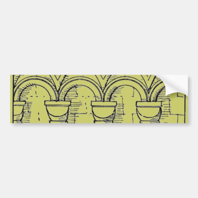Medieval Architecture Bumper Sticker (Front)