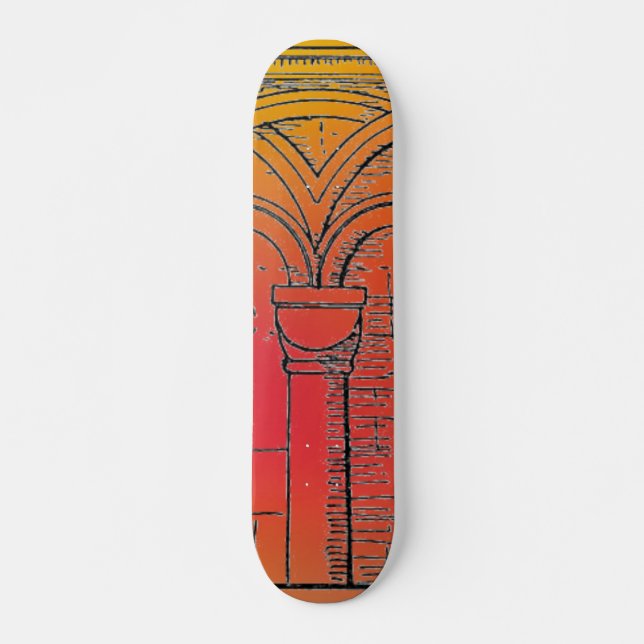 Medieval Architecture Skateboard (Front)