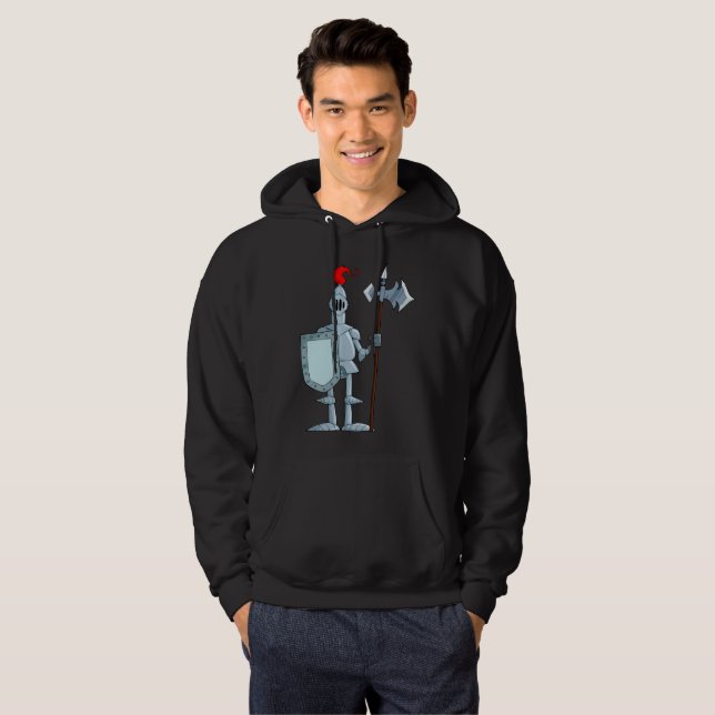 Medieval Armor Knight Character Hoodie (Front Full)