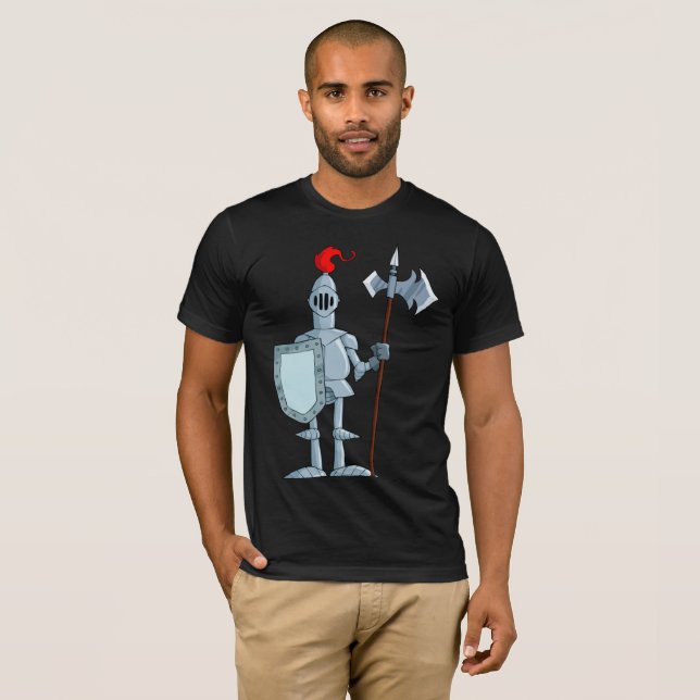 Medieval Armor Knight Character T-Shirt (Front Full)