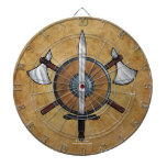 Medieval Arms Dart Board at Zazzle