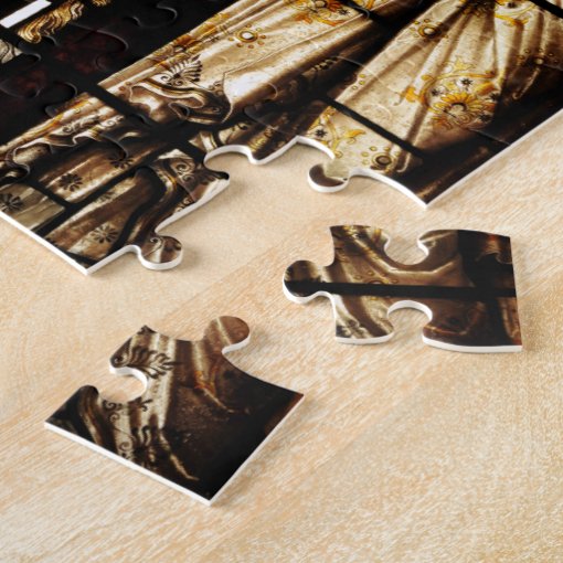 Medieval art jigsaw puzzle Zazzle