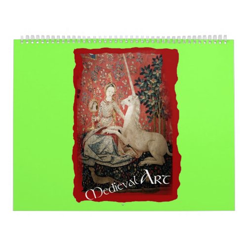 Medieval Art _ Lady and the Unicorn by ACCI Calendar