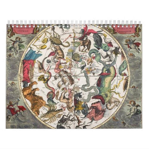 Medieval Astrology and Astronomy Zodiac Calendar