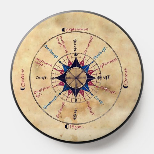 Medieval Astronomy Astology Alchemy Manuscript PopSocket