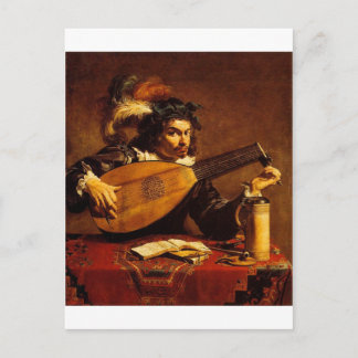 medieval-bard-4 postcard