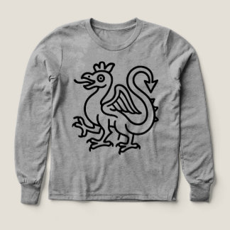 Medieval Basilisk Sigil Fantasy Heraldry Mythical Tri-Blend Shirts