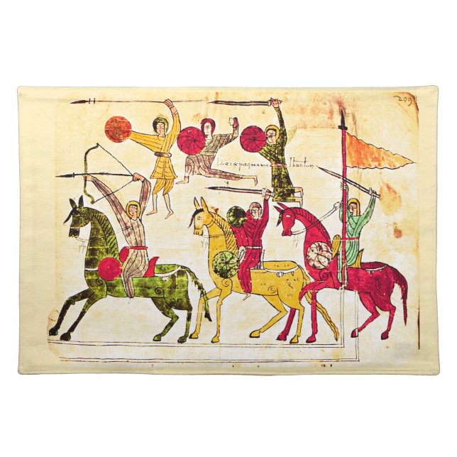 Medieval Battle Placement Placemat (Front)
