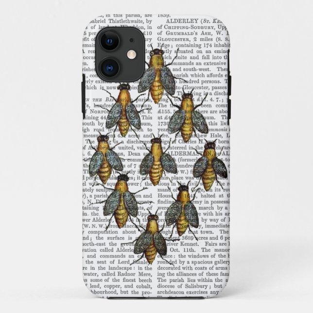 Medieval Bees 2 Case-Mate iPhone Case (Back)