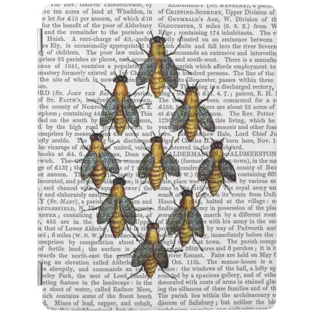 Medieval Bees 2 iPad Air Cover (Front)