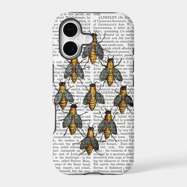 Medieval Bees 2 Iphone Case (Back)