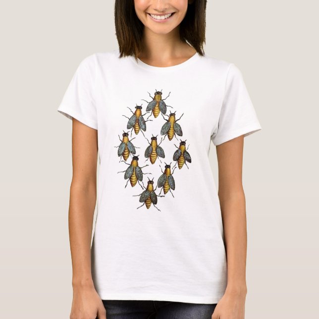 Medieval Bees 2 T-Shirt (Front)
