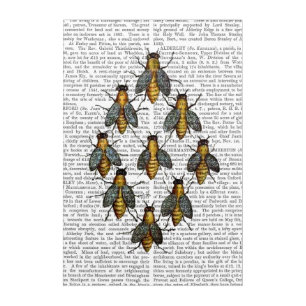 Medieval Bees Acrylic Print