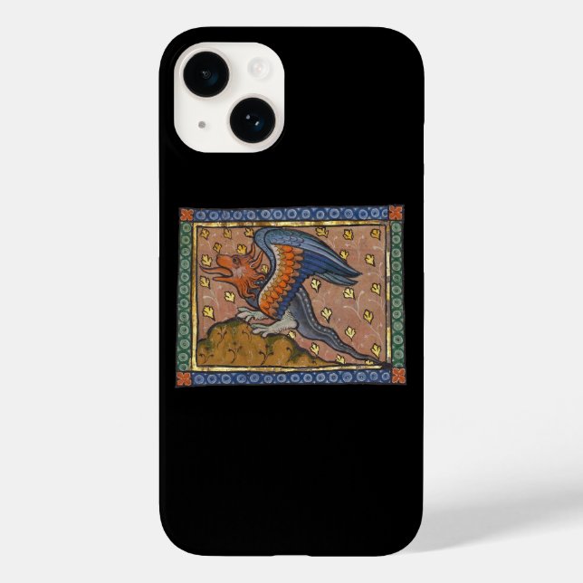 Medieval Bestiary Dragon c. 1270 Case-Mate iPhone Case (Back)