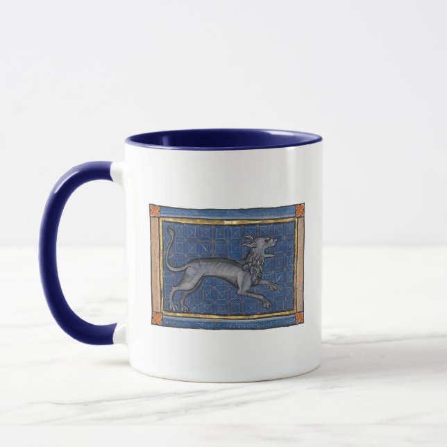 Medieval Bestiary Hyena c. 1270 Mug (Left)