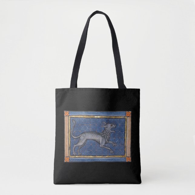 Medieval Bestiary Hyena c. 1270 Tote Bag (Front)