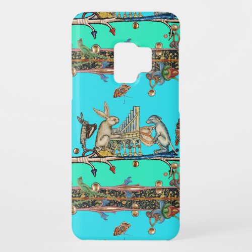 MEDIEVAL BESTIARY MAKING MUSICRabbit Dog Blue Case_Mate Samsung Galaxy S9 Case