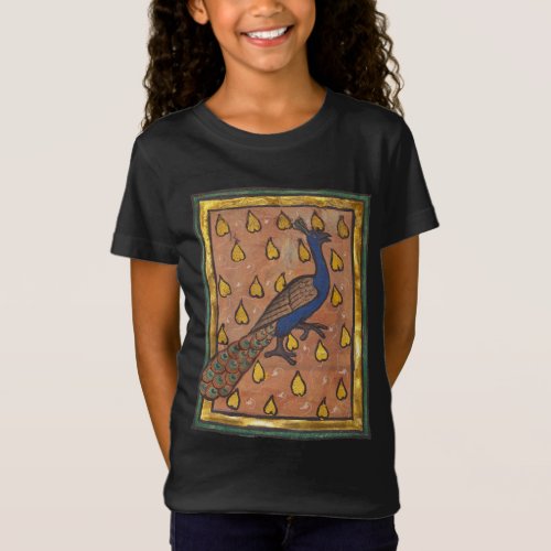 Medieval Bestiary Peacock c. 1270 T-Shirt