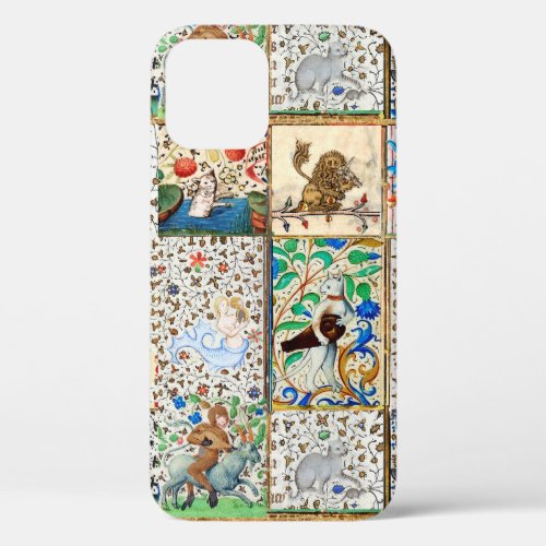 MEDIEVAL BESTIARY PLAYING MUSICAL INSTRUMENTS   iPhone 12 CASE