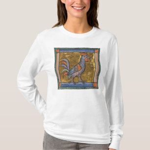Medieval Bestiary Rooster c. 1270 T-Shirt