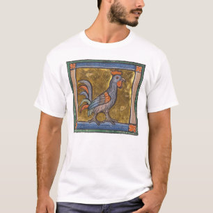 Medieval Bestiary Rooster c. 1270 T-Shirt