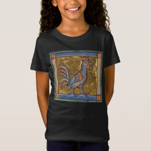 Medieval Bestiary Rooster c. 1270 T-Shirt