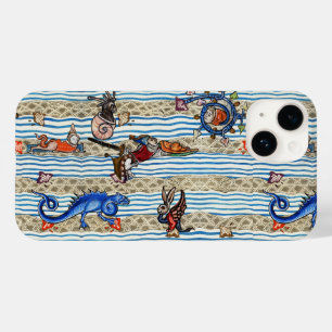 MEDIEVAL BESTIARY,SEA MONSTERS FANTASY ANIMALS Case-Mate iPhone 14 CASE