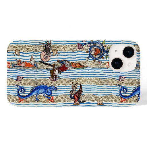 MEDIEVAL BESTIARY,SEA MONSTERS FANTASY ANIMALS  Case-Mate iPhone 14 CASE