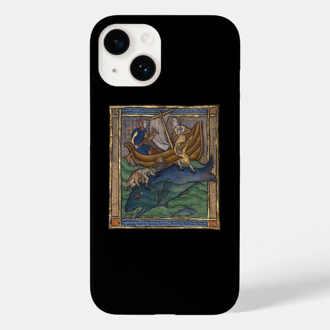 Medieval Bestiary Whale c. 1270 Case-Mate iPhone Case (Back)