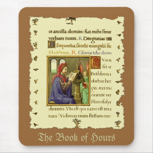 Medieval Book of Hours Mouse Pad