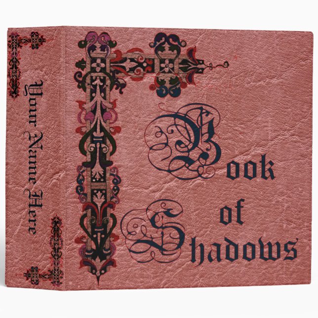 Medieval Book of Shadows Binder (Front/Spine)