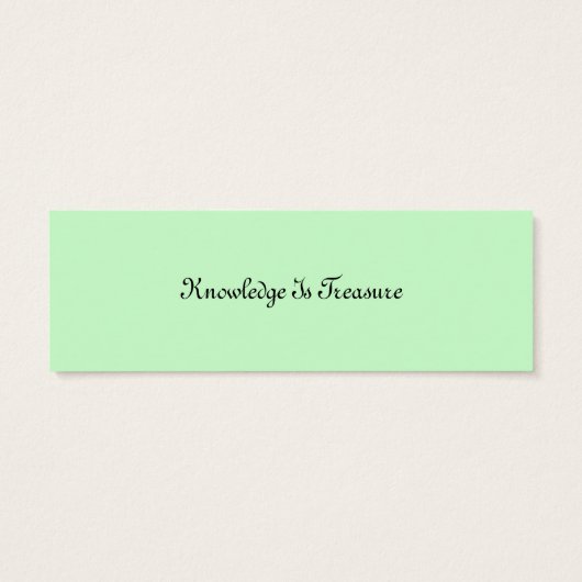 Medieval Bookmark Card (Back)