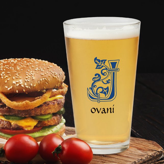 Medieval Botanical Decorative Capital J Glass (Creator Uploaded)