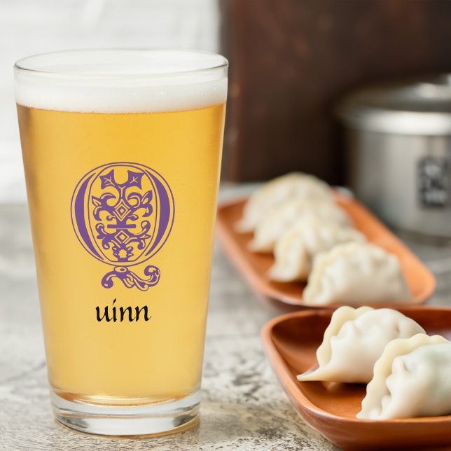 Medieval Botanical Decorative Capital Q Glass (Creator Uploaded)