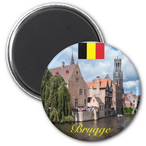 Medieval Brugge _ Pro Photo Magnet