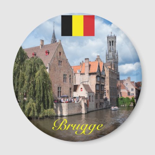 Medieval Brugge _ Pro Photo Magnet