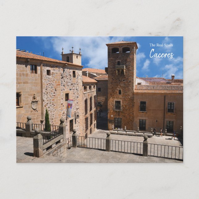 Medieval Caceres, Spain Postcard (Front)