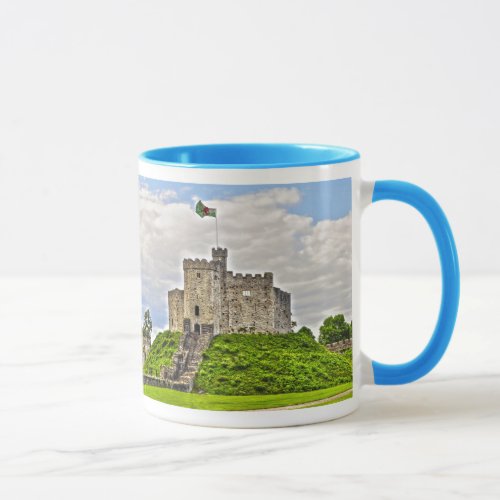 Medieval Cardiff Castle Ruins _ Wales UK Mug