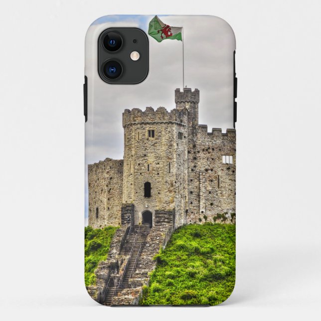 Medieval Cardiff Castle Window, Cardiff Wales Case-Mate iPhone Case (Back)