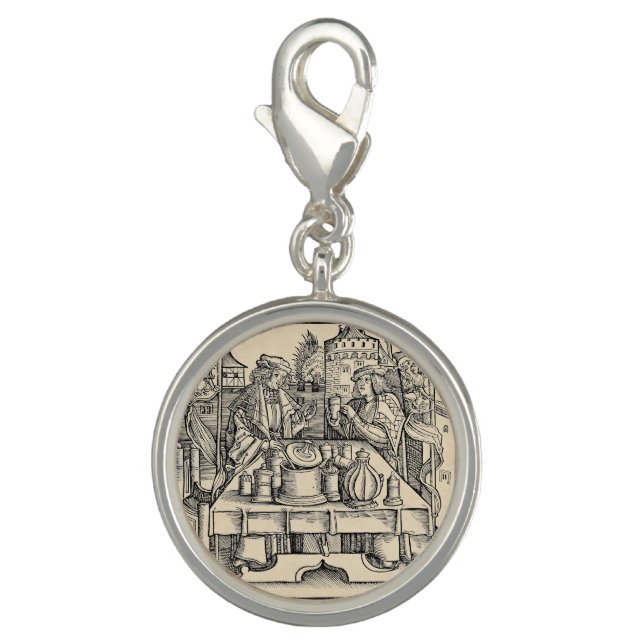 Medieval Castle Alchemist Charm (Front)
