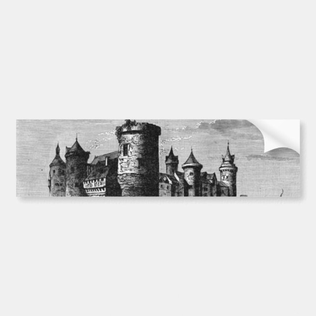 Medieval Castle Bumper Sticker (Front)