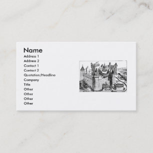 Medieval Castle Business Card