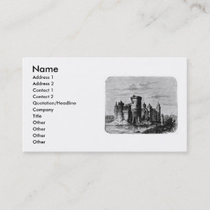 Medieval Castle Business Card