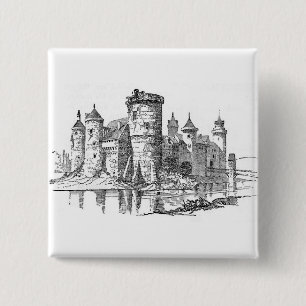 Medieval Castle Button
