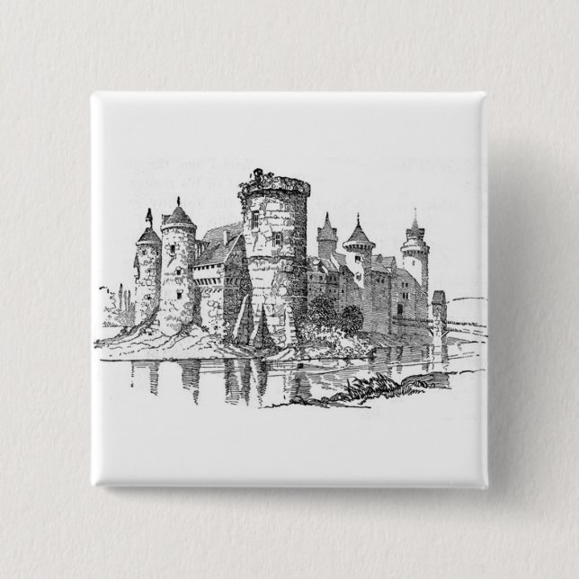 Medieval Castle Button (Front)