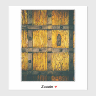 Medieval castle gate close-up. sticker
