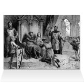 Medieval Castle Greeting/Note Card (Inside Horizontal (Top))
