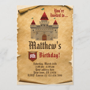 Medieval Castle Invitation