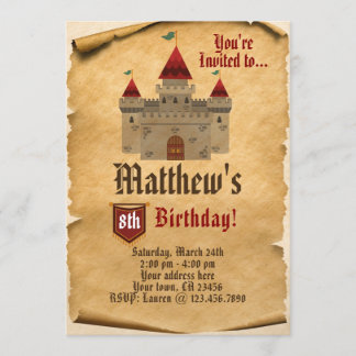Medieval Castle Invitation