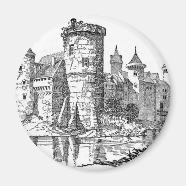 Medieval Castle Magnet (Front)